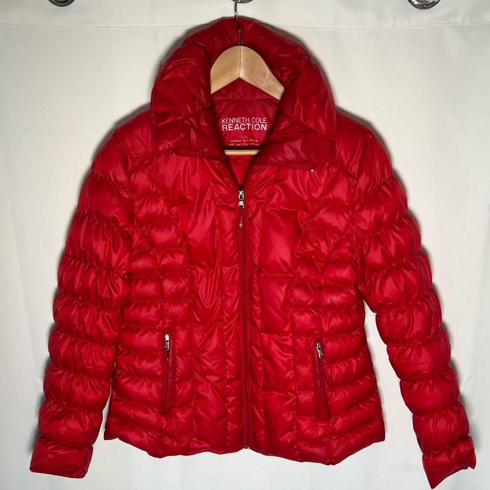 Kennith Cole Reaction Down-filled Puffer Jacket - Size/ Large